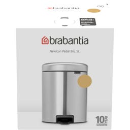 Treteimer Newicon 5 L mit Kunststoffeinsatz
