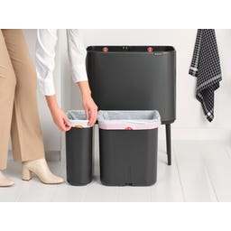 Bo Touch Bin 11 + 23 Liter mit 2 Kunststoffeinsätzen