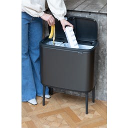 Bo Touch Bin 11 + 23 Liter mit 2 Kunststoffeinsätzen