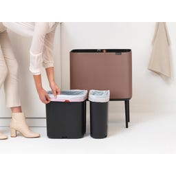 Bo Touch Bin 11 + 23 Liter mit 2 Kunststoffeinsätzen