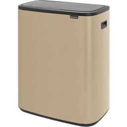 Bo Touch Bin 2 x 30 L mit 2 Kunststoffeinsätzen
