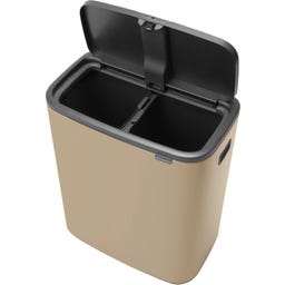 Bo Touch Bin 2 x 30 L mit 2 Kunststoffeinsätzen