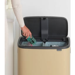 Bo Touch Bin 2 x 30 L mit 2 Kunststoffeinsätzen