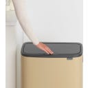 Bo Touch Bin 2 x 30 L mit 2 Kunststoffeinsätzen