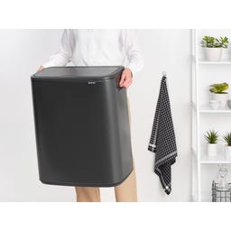 Bo Touch Bin 2 x 30 L mit 2 Kunststoffeinsätzen