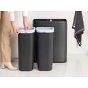 Bo Touch Bin 2 x 30 L mit 2 Kunststoffeinsätzen