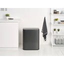 Bo Touch Bin 2 x 30 L mit 2 Kunststoffeinsätzen