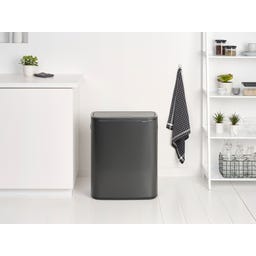 Bo Touch Bin 2 x 30 L mit 2 Kunststoffeinsätzen