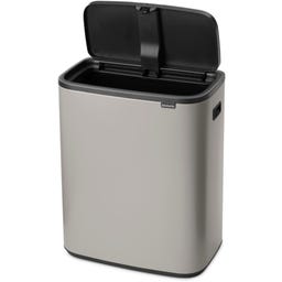 Bo Touch Bin 2 x 30 L mit 2 Kunststoffeinsätzen