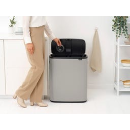 Bo Touch Bin 2 x 30 L mit 2 Kunststoffeinsätzen