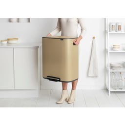 Bo Treteimer mit Kunststoffeinsatz, 60 Liter