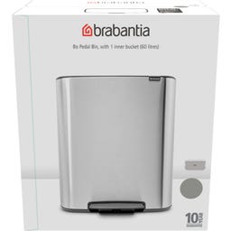 Bo Treteimer mit Kunststoffeinsatz, 60 Liter