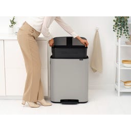 Bo Treteimer mit Kunststoffeinsatz, 60 Liter