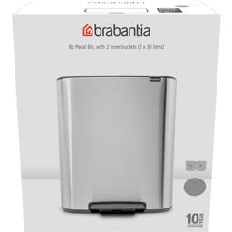 Brabantia Bo Treteimer, 2 x 30L