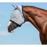 Horseware Ireland Fliegenmaske Amigo FlyMask "silver/navy"