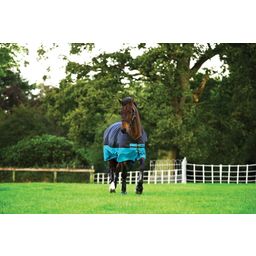 Horseware Ireland Mio Turnout Medium 200 g black/turqoise - 130 cm