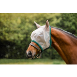 Fliegenmaske Amigo FlyMask "oatmeal/green"