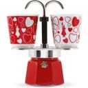 Bialetti MINI Express + 2 Becher
