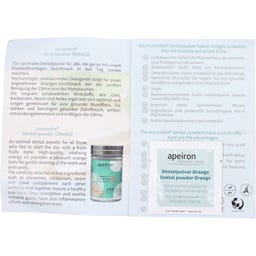 Apeiron Auromère Dentalpulver Orange