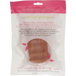 Mandala Konjac Body Sponge Pink Clay