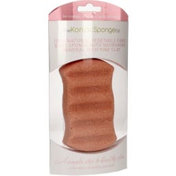 Mandala Konjac Body Sponge Pink Clay