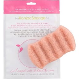 Mandala Konjac Body Sponge Pink Clay