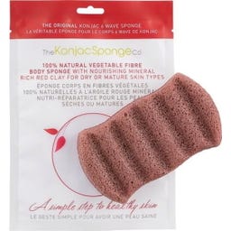 Mandala Konjac Body Sponge Red Clay