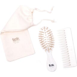 TEK Set Taschenbürste & Kamm