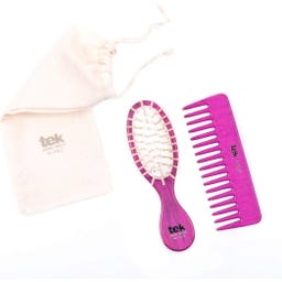 TEK Set Taschenbürste & Kamm