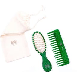 TEK Set Taschenbürste & Kamm