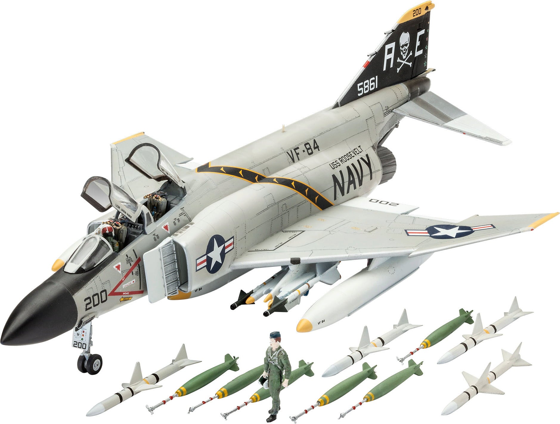 Revell Model Set F-4J Phantom II - 1 Stk