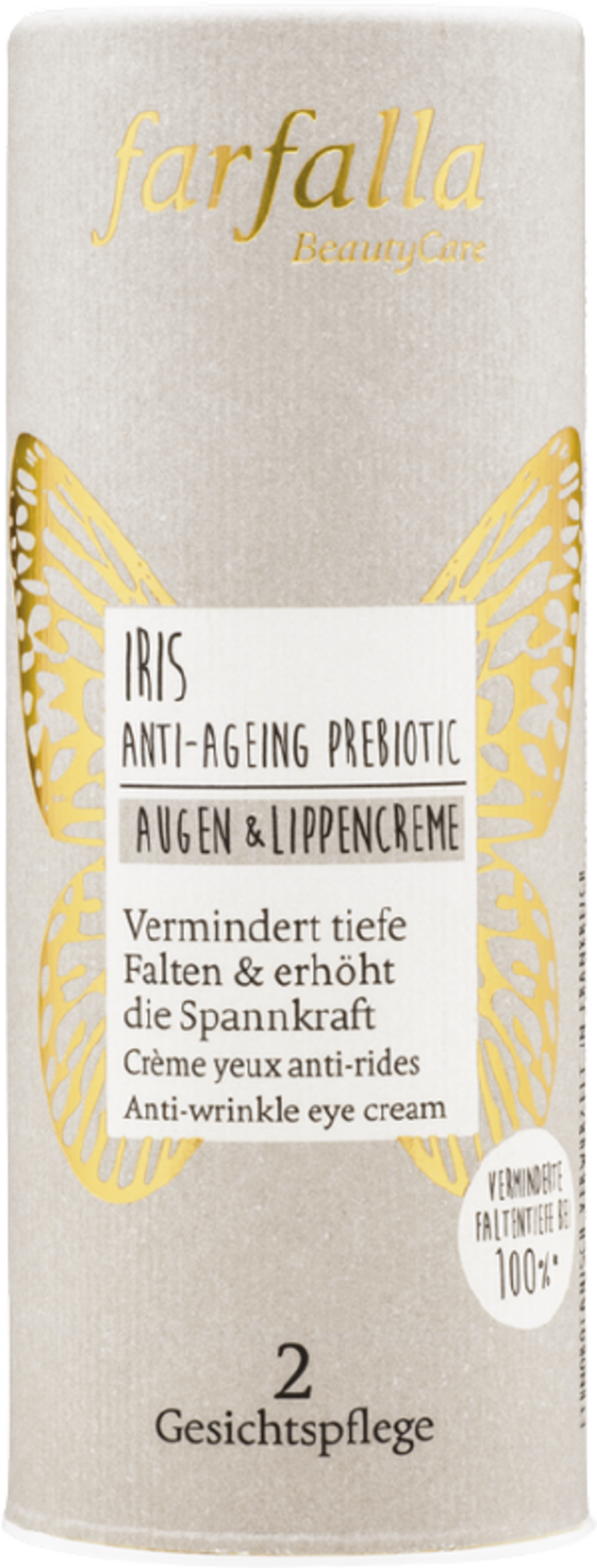 Iris Anti-Ageing Prebiotic Augen- & Lippencreme - 15 ml