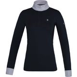 Damen-Turniershirt "Classic" langarm navy