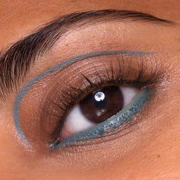 Pastel eye pencil Shades of color blue and green