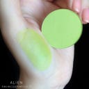 Single Eyeshadow Shades of color from yellow to orange to green