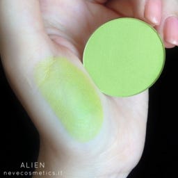 Single Eyeshadow Shades of color from yellow to orange to green