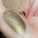 Single Eyeshadow Shades of color from yellow to orange to green