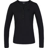 Kingsland Langarm Rib-Top "KLwakely", black