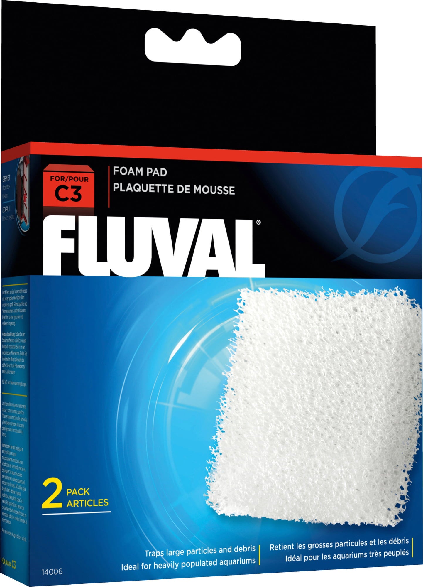 Fluval Schaumstoffpatrone für Stufenfilter - C3