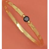 fejn jewelry Ring "hammered black" - gold