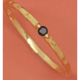 fejn jewelry Ring "hammered black" - gold