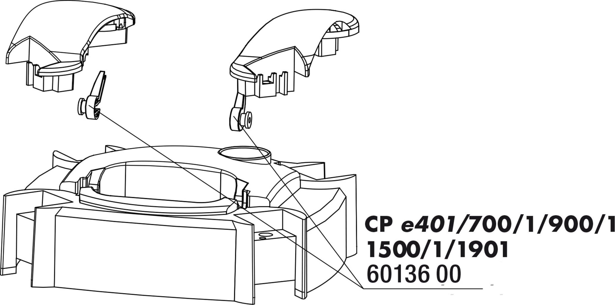 JBL CP e4/7/9/15/1900/1 Absperrhahn Set - CPe:4/7/9/15/1900/1