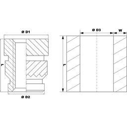 3DJAKE Gewindeeinsätze (50er Set)