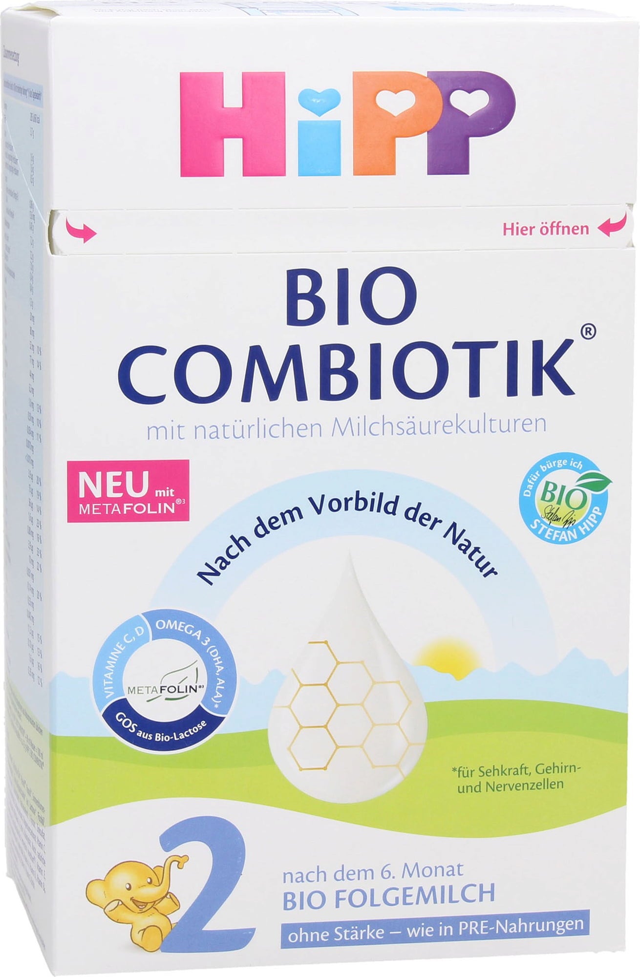 Bio Folgemilch auf Kuhmilchbasis Combiotik® 2 - ohne Stärke