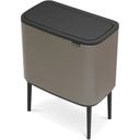 Brabantia Bo Touch Bin 36 L mit Kunststoffeinsatz - Platinum