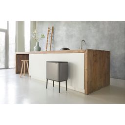 Brabantia Bo Touch Bin 36 L mit Kunststoffeinsatz - Platinum