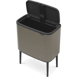 Brabantia Bo Touch Bin 36 L mit Kunststoffeinsatz - Platinum