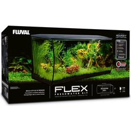 Fluval FLEX Aquarium Set 123 Liter - schwarz