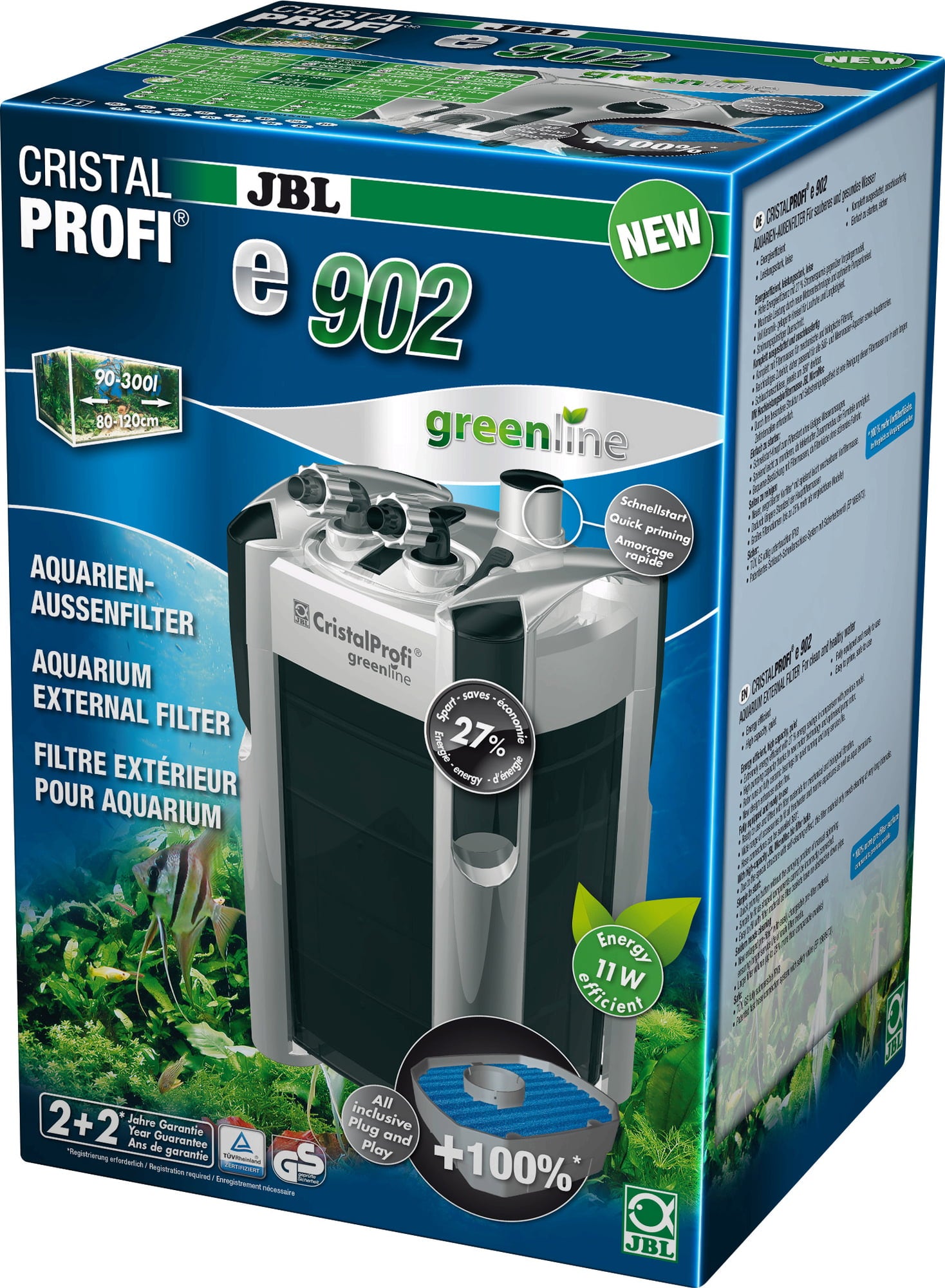 JBL CristalProfi greenline - e902