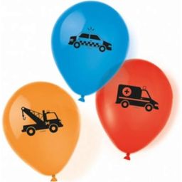 Amscan ON THE ROAD Latex Ballons, 6 Stück - 1 Set